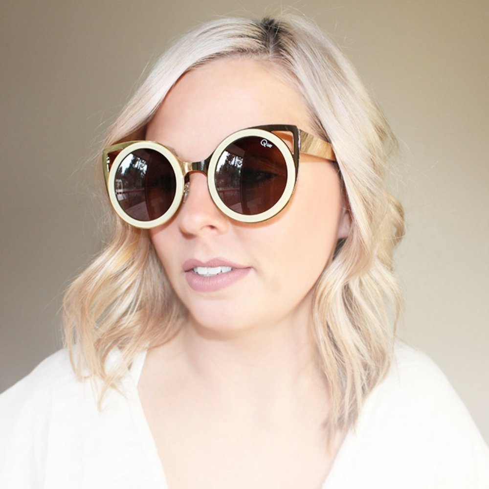 Quay Let's Dance Sunglasses in Gold NWT! - Picture 4 of 5